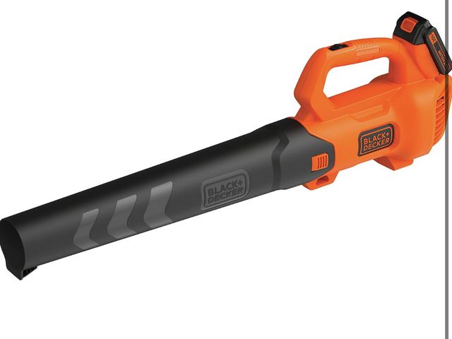 Lot 96-170955 - BLACK+DECKER 20V MAX Cordless Leaf Blower, 2-Speed, Up to 90 MPH, with Battery and Charger (BCBL700D...