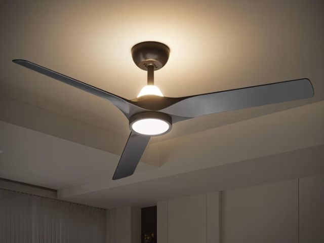 Lot 96-176647 - Ceiling Fans with Lights and Remote, 52 inch, Reversible Quiet DC Motor, 6 Speeds,Dimmable,Modern Ce...