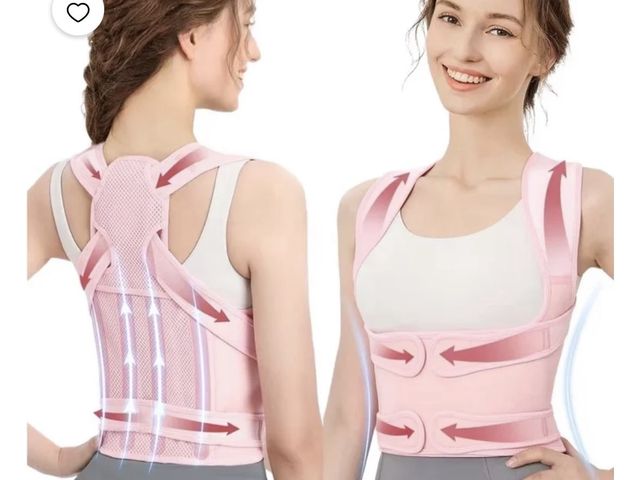 Lot 96-232787 - Back Brace Posture Corrector for Women, Back Straightener Posture Corrector, Scoliosis and Hunchback...