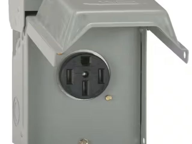 Lot 96-180101 - Midwest Electric Products 50 Amp Temporary RV Power Outlet

New