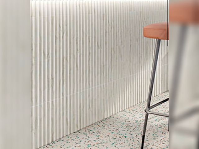Lot 96-174194 - Mainzu Ceramica 3D concave tile 
approx 10.74 sq ft. 
New
