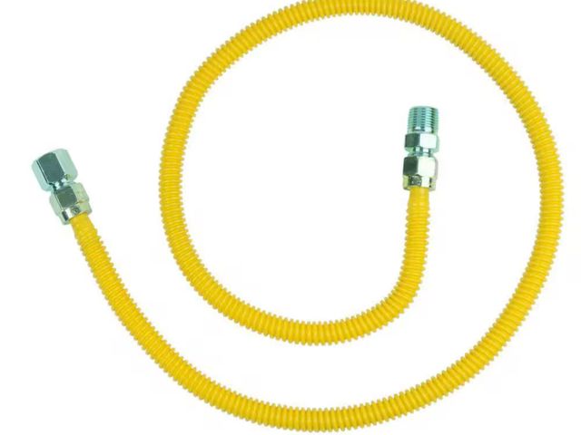 Lot 96-162763 - BrassCraft
ProCoat 1/2 in. FIP x 1/2 in. MIP x 48 in. Stainless Steel Gas Connector 1/2 in. O.D. (60...