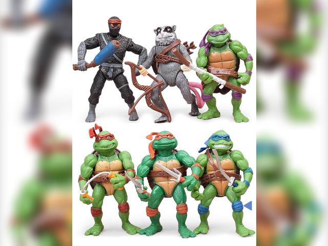 Lot 96-198568 - 4.7" Turtles Action Figures 6PCS Figure Bundle Toys Collection Birthday for Kids New