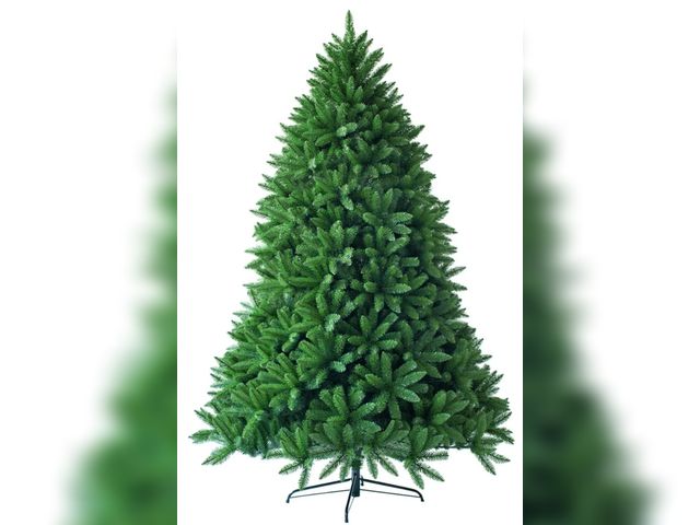 Lot 96-192545 - Costway 7.5ft Artificial Christmas Fir Tree 1968 Branch Tips
Open box 
Appears Unused