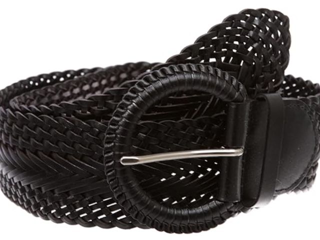 Lot 96-192030 - Women's 2" Wide Braided Woven Round Leather Belt
New