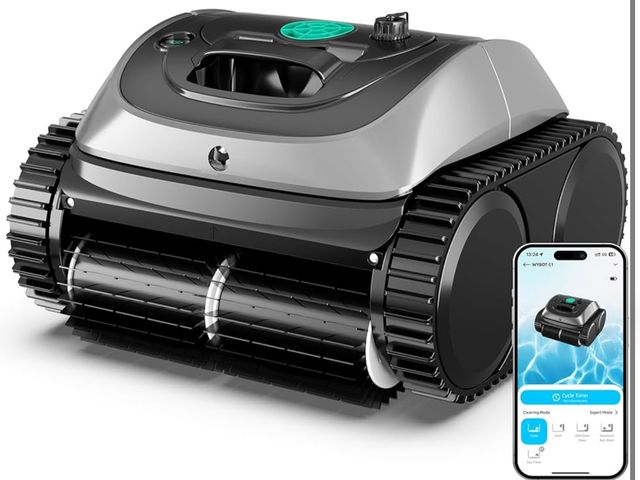 Lot 96-177793 - WYBOT C1 Robotic Pool Vacuum for Inground Pools, 150min Runtime Cordless Pool Cleaner, 4-in-1 Wall &...