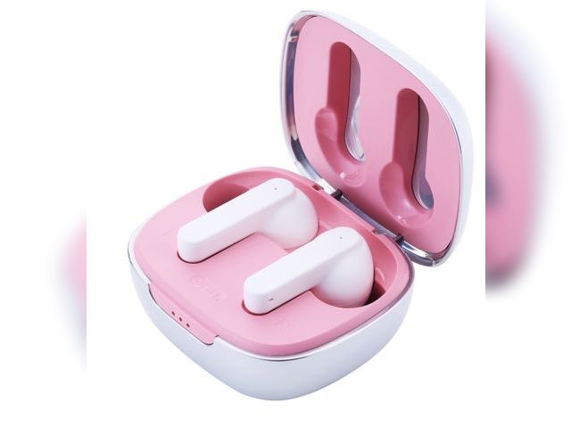 Lot 96-167383 - onn. Wireless In-Ear Earbuds with Charging Case, Rainbow Foil

New