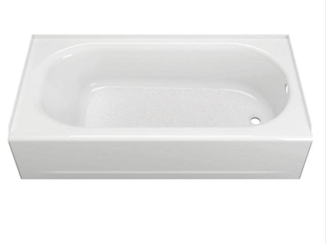 Lot 96-171884 - American Standard Princeton 60 in. x 30 in. Soaking Bathtub with Right Hand Drain in White MSRP $459...