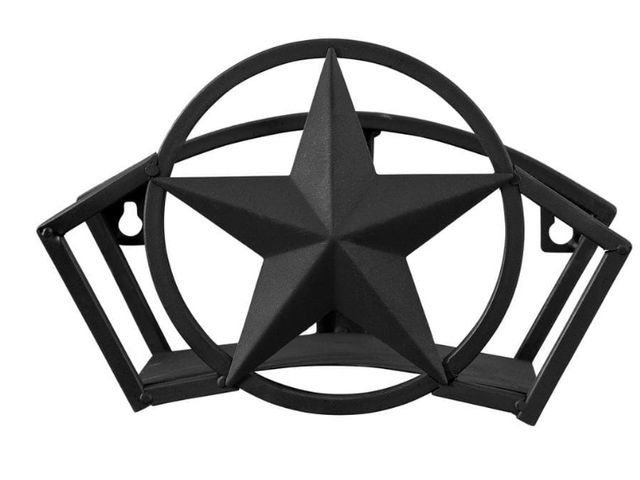 Lot 96-174147 - LIBERTY GARDEN 125 ft. Black Metal Star Hose Hanger Garden Hose Reel

New