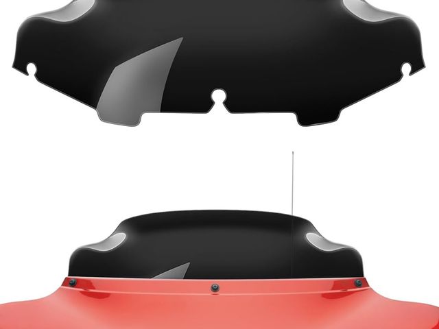 Lot 96-176920 - Amazicha Black 6" Windshield Windscreen Fit for Harley Electra Street Glide Touring 1996-2013
New
