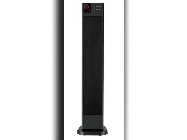 Lot 96-192515 - Pelonis
30 in. 1500-Watt Digital Tower Ceramic Heater
Open box 
Appears Unused