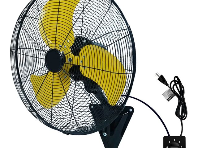 Lot 96-164249 - Wall Mount Fan, 20In Oscillating Wall Fan with 7000CFM, 3-Speed, Upgrade Motor High Velocity Industr...
