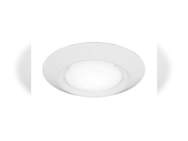 Lot 96-166642 - Generation Lighting
Flat Glass Shower 6 in. White Recessed Trim
New