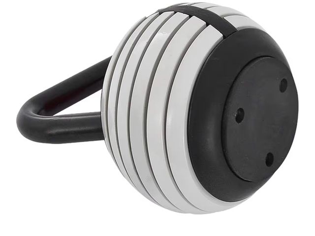 Lot 96-181371 - 6-40 lbs Adjustable Kettlebells | Weight Lifting Swing Workout Dumbbells (Black)
New