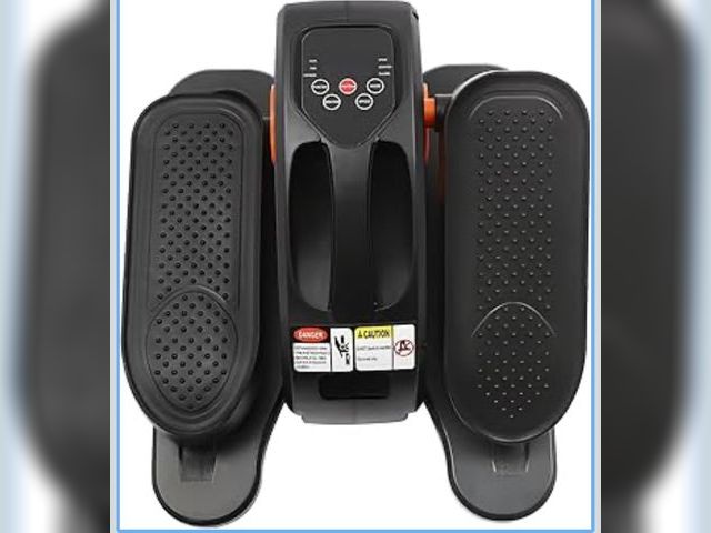 Lot 96-176770 - Under Desk Elliptical, Ellipse Leg Exerciser with Adjustable 5 Gears Speeds &amp; Remote Control, El...