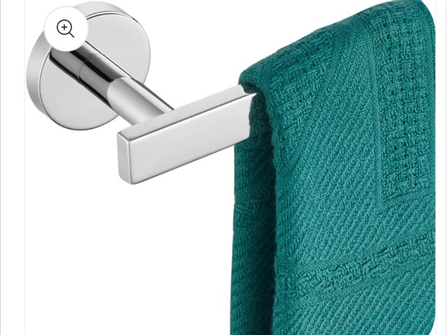 Lot 96-210268 - AONEON 12 Inch Bathroom Towel Bar Bath Towel Rack Kitchen Towel Holder Towel Ring Wall Mounted SUS30...