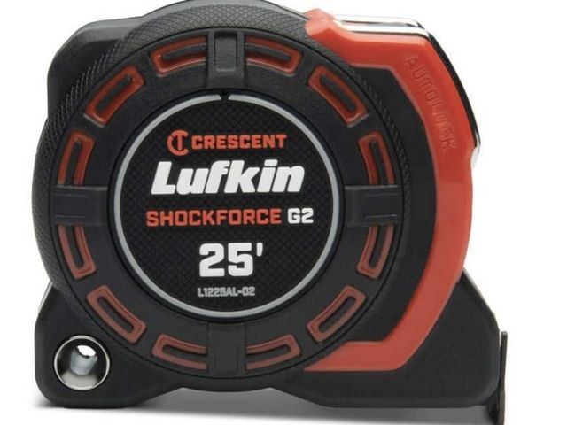 Lot 96-214166 - Crescent
1-1/4 in. x 25 ft.
SHOCKFORCE G2 Auto-Lock
Tape Measure
New