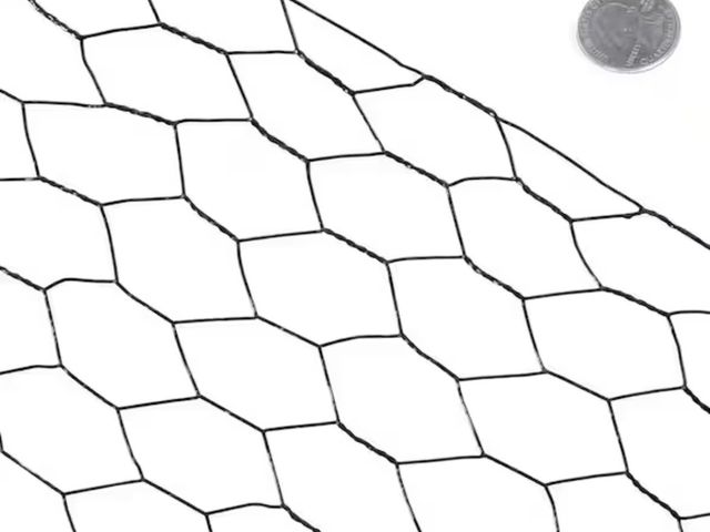 Lot 96-227721 - Fencer Wire 6 ft. x 150 ft. 20-Gauge Black PVC Coated Poultry Netting with 1 in. Mesh MSRP $183.59 N...