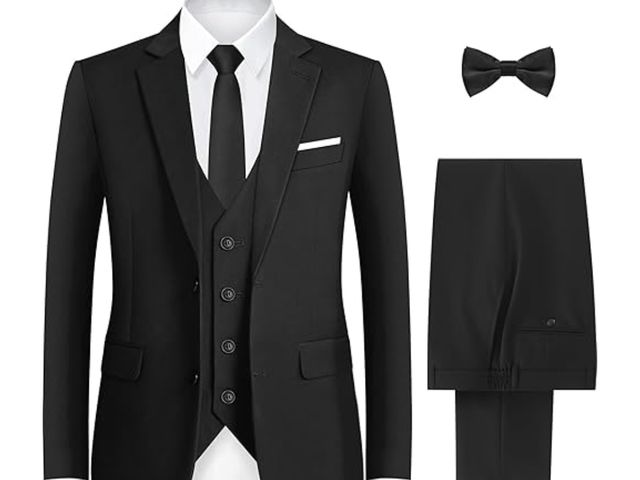 Lot 96-201352 - ELPA ELPA Men's Suit Set (Model ME812) Size 48R Vest, Pa ts, Jacket. New.