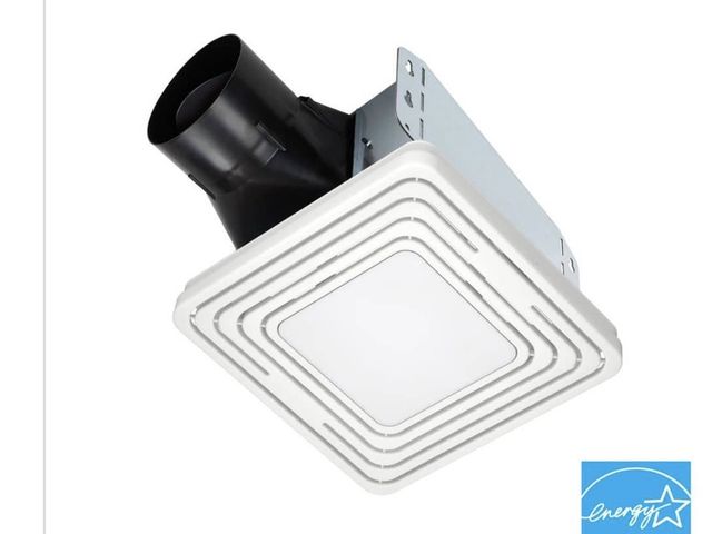 Lot 96-221877 - Broan-NuTone
Roomside Series, White, 50
CFM, No Cut- Roomside
Installation Bathroom Fan with Light, ...