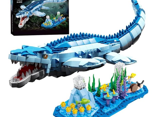 Lot 96-166097 - 1158 Pieces Dinosaur Building Blocks Game, STEM Dinosaur Toys for Kids STEM Dinosaur Toys for Childr...