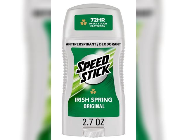 Lot 96-200694 - Speed Stick Antiperspirant Deodorant for Men, Irish Spring Scent, 2.7 oz Stick
New