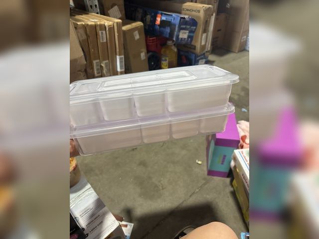 Lot 96-164660 - 2.5L 2pk Sort it Storage Containers with 6 Shallow Cups - Brightroom™
New