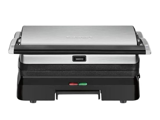 Lot 96-162466 - Cuisinart GR-11 Griddler 3-in-1 Grill and Panini Press, Silver Used untested