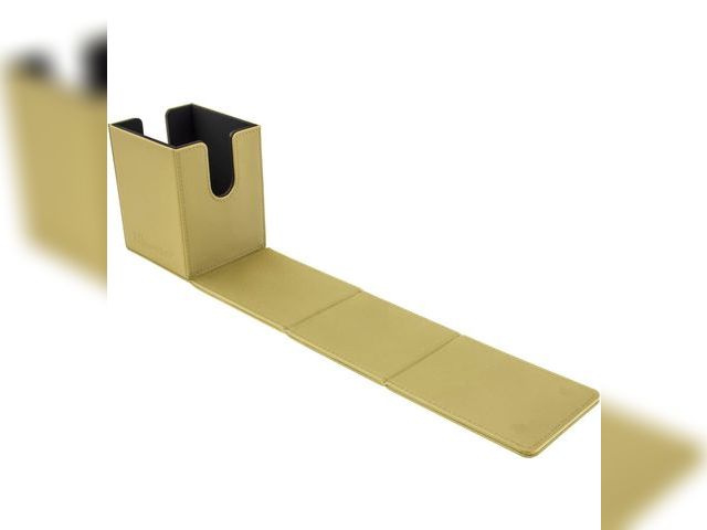 Lot 96-193568 - Ultra Pro - Vivid Alcove Flip Card Deck Box (Yellow) - Stores &amp; Protects Up To 100 Standard Size...