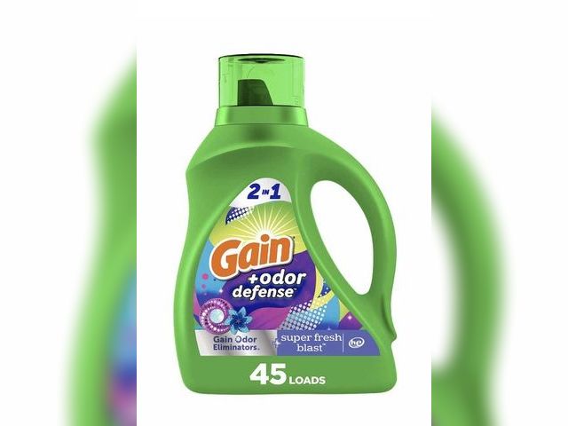 Lot 96-200239 - Gain Odor Defense Liquid Laundry Detergent, Super Fresh Blast Scent, 65 fl oz New