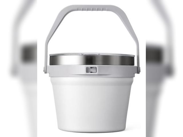 Lot 96-186645 - COKTIK 7L Insulated Ice Bucket with Lid，Double Wall Vacuum Stainless Steel Beverage Bucket Keeps Fro...