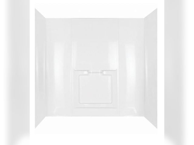 Lot 96-162243 - Delta Bathtub Wall Set, 60”x30”x 58”Polystyrene, Adhesive Installation, White

MSRP $160

New  , dam...