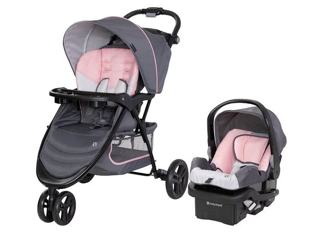 Lot 96-226650 - Baby Trend EZ Ride Travel System with EZ-Lift™ Infant Car Seat, Dash Pink MSRP $199
New
