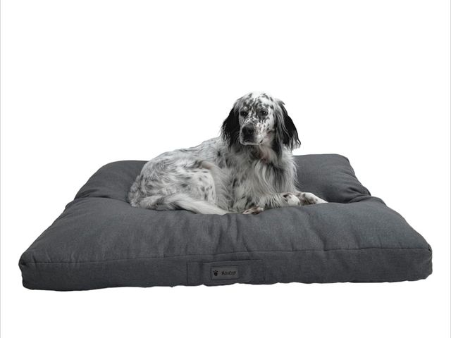 Lot 96-181260 - MaxCor XLarge Rectangular Anthracite Memory Foam Dog Cushion | Waterproof And Relaxing - Relieves An...