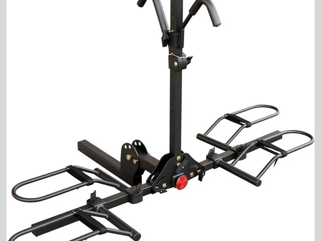 Lot 96-177087 - Appears To Be A Young 200 lbs. 2 Bike Rack Hitch Mount Platform Style for Cars Trucks SUVs Minivans,...