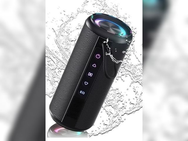 Lot 96-232624 - Xuevcn Portable Bluetooth Speaker IPX7 Waterproof, 30W Loud Sound, Deep Bass, Bluetooth 5.4, LED Lig...