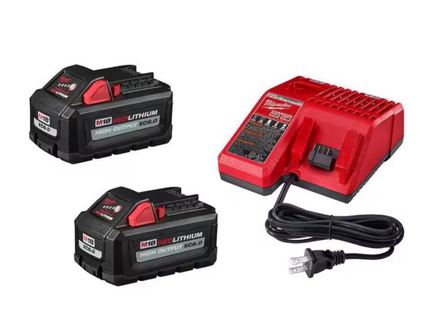 Lot 96-162044 - Milwaukee
M18 18-Volt Lithium-Ion High Output Starter Kit with Two 6.0 Ah Battery and Charger
MSRP $...