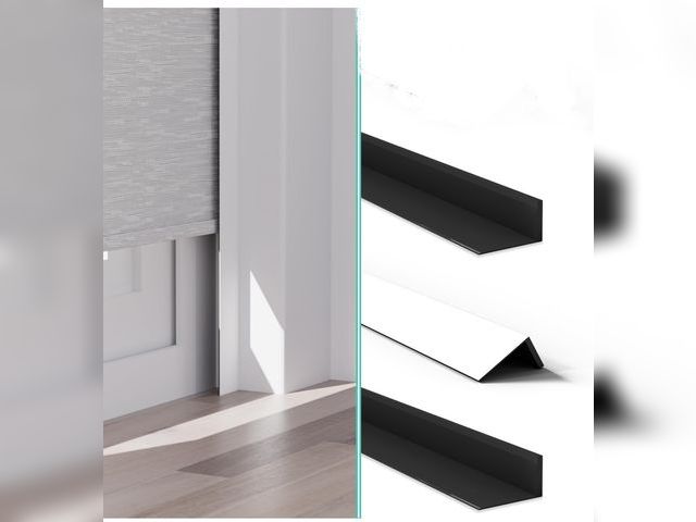 Lot 96-212248 - 100% Blackout PVC Light Blocking Strips for Window Shades and Blinds, Block Light Along The Sides of...