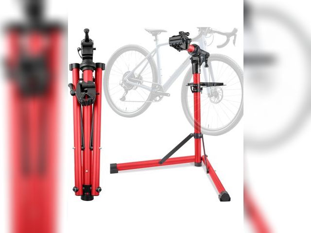 Lot 96-164467 - GOEHNER's Upgrade EBike Repair Stand (Max 110 lbs) – Portable Aluminum Bicycle Workstand for Electri...