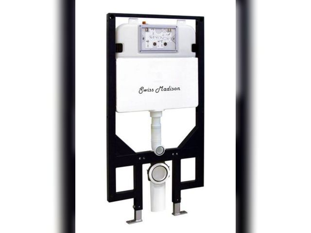 Lot 96-226166 - Swiss Madison 2x4 Concealed In-Wall Toilet Tank Carrier System 
New 
Msrp 230.74