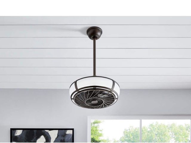 Lot 96-191398 - Home Decorators Collection
Tuilene 21 in. Integrated LED
Espresso Bronze Ceiling Fan with Light and ...