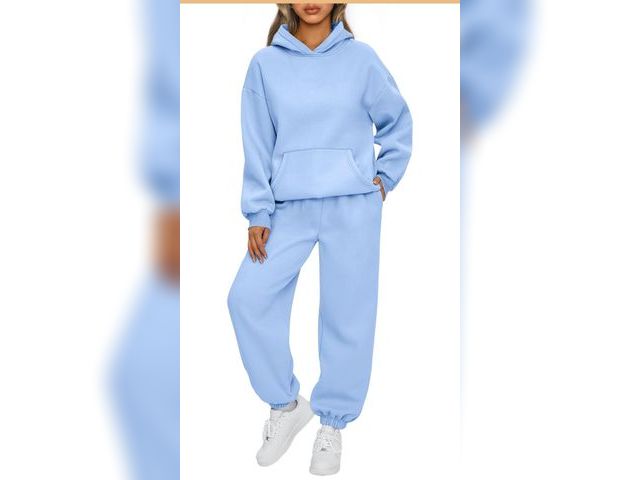 Lot 96-191512 - AUTOMET Womens 2 Piece Outfits Lounge Hoodie Sweatsuit Sets Plus Size Fall Fashion Clothes Airport T...