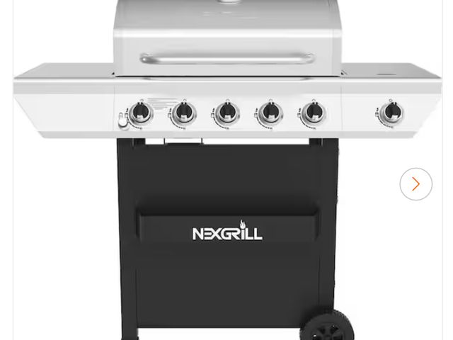 Lot 96-160302 - Nexgrill
5-Burner Propane Gas Grill in Stainless Steel with Side Burner and Condiment Rack
MSRP $299...