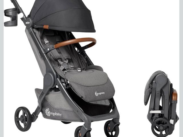 Lot 96-198011 - Ergobaby Metro+ Deluxe Compact Baby Stroller - Foldable, Lightweight Umbrella Stroller - Folds Down ...