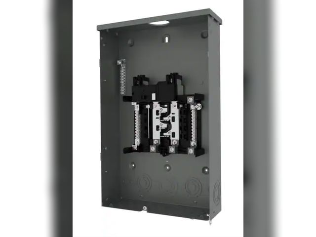 Lot 96-183186 - PN Series 200 Amp 8-Space 16-Circuit Main Breaker Plug-On Neutral Trailer Panel Outdoor with Copper ...