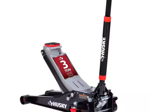 Lot 96-191294 - Husky 3-Ton Low Profile Floor Jack with Quick Lift MSRP $199 Used
