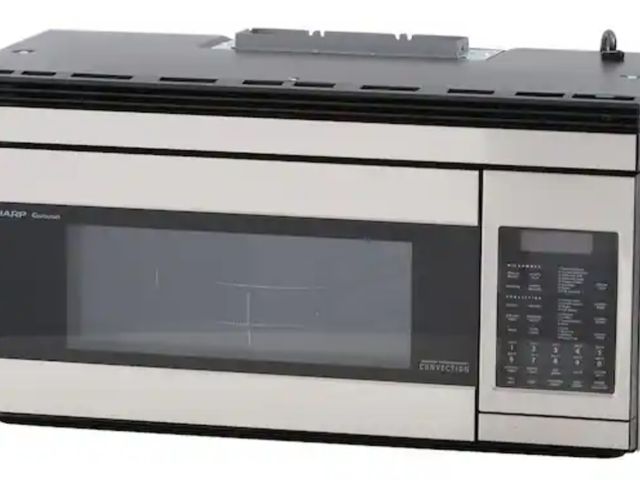 Lot 96-212117 - Sharp
30 in. 1.1 cu. ft. 850-Watt Over the Range Convection Microwave in Stainless Steel
New 
Msrp $...