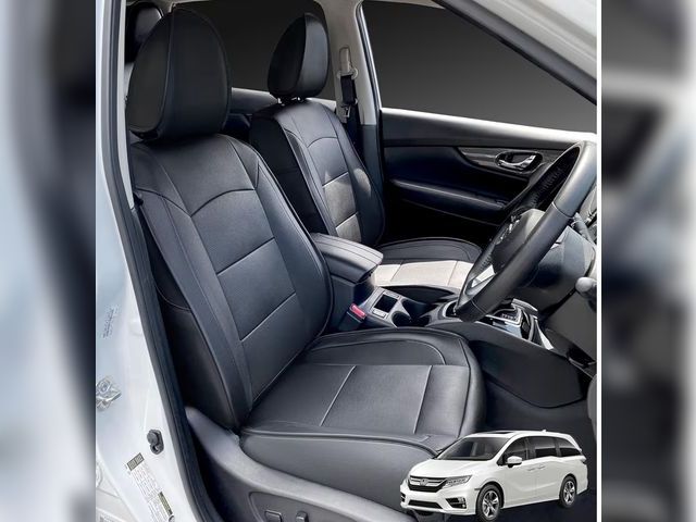 Lot 96-186647 - OASIS AUTO 2018-2022 Odyssey Custom Fit Leather/Leatherette Seat Cover Compatible with Honda Odyssey...