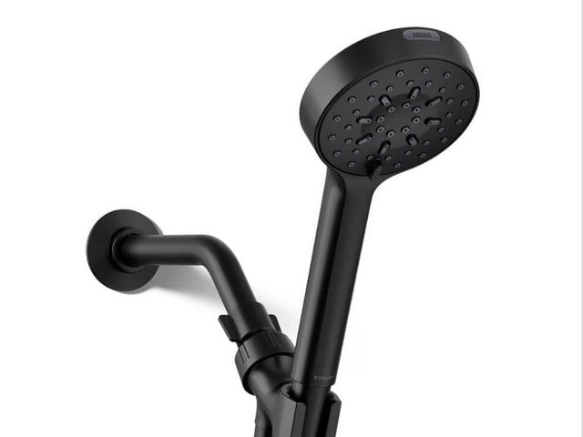 Lot 96-221995 - KOHLER Viron 6-Spray Wall Mount
Handheld Shower Head 1.75
GPM in Matte Black New
