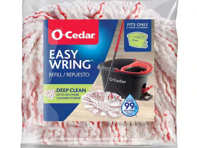 Lot 96-181922 - O-Cedar
EasyWring Deep Clean Spin Mop Head Replacements, 40% More Scrubbing Power, Washable Microfib...